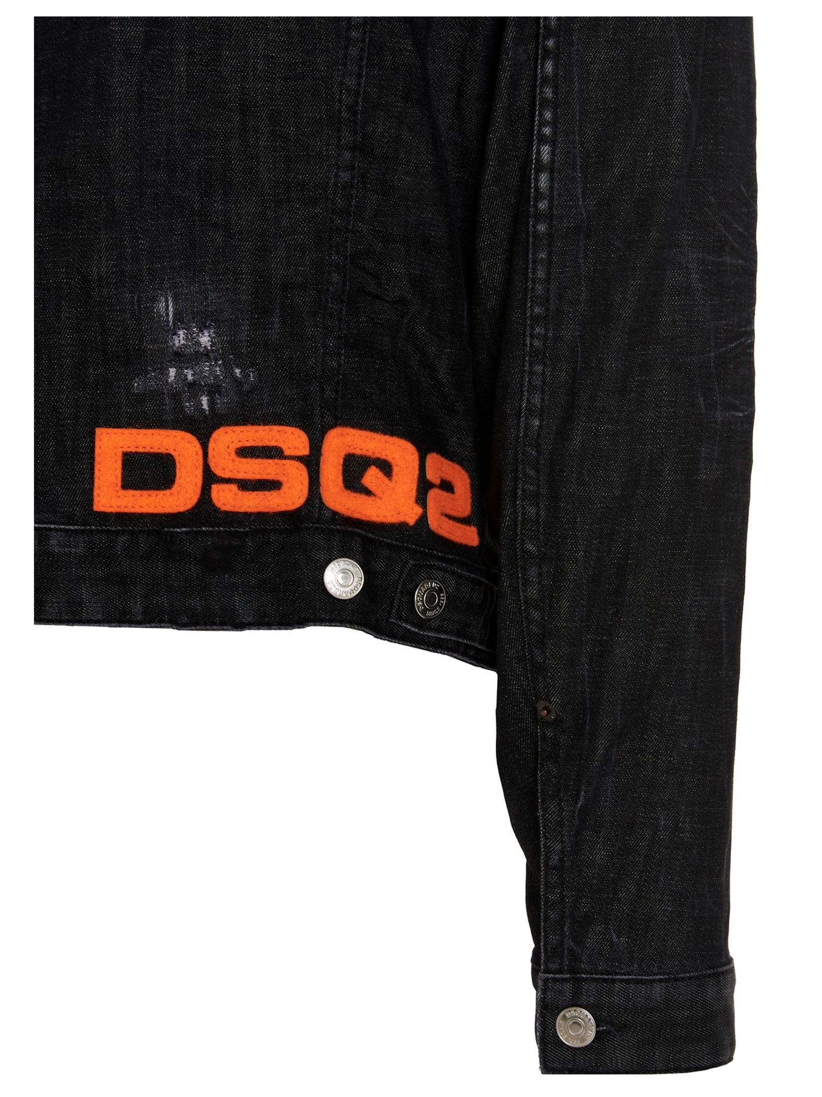 Dsquared2 Logo Printed Denim Jacket