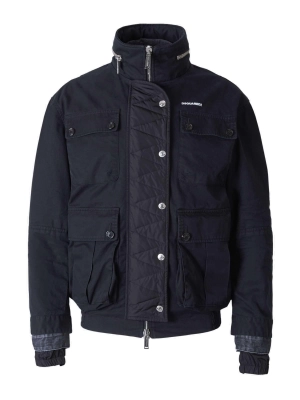 Dsquared2 Logo Printed Quilted Jacket