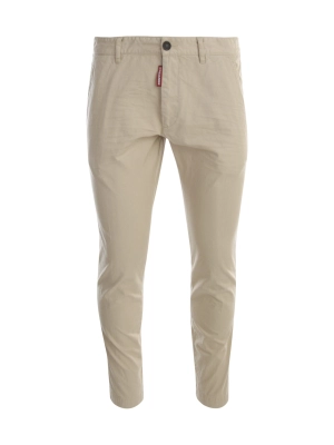 Dsquared2 Straight-Leg Ribbed Trousers