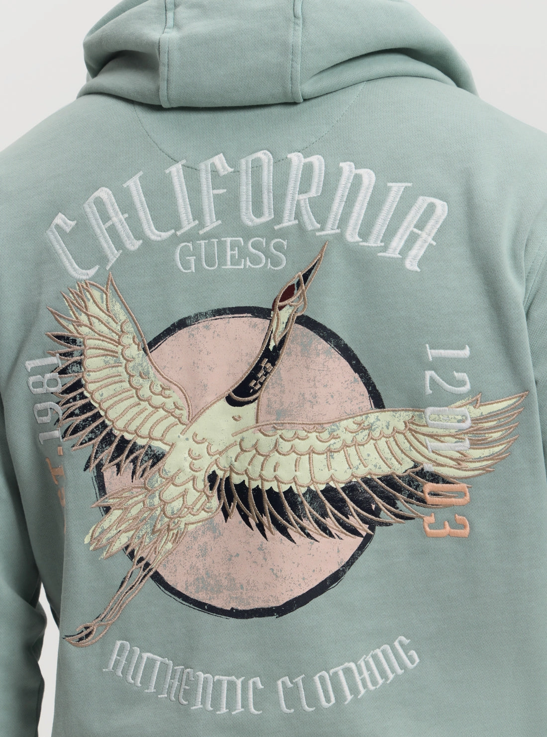 Eco Green Heron Hoodie Jumper