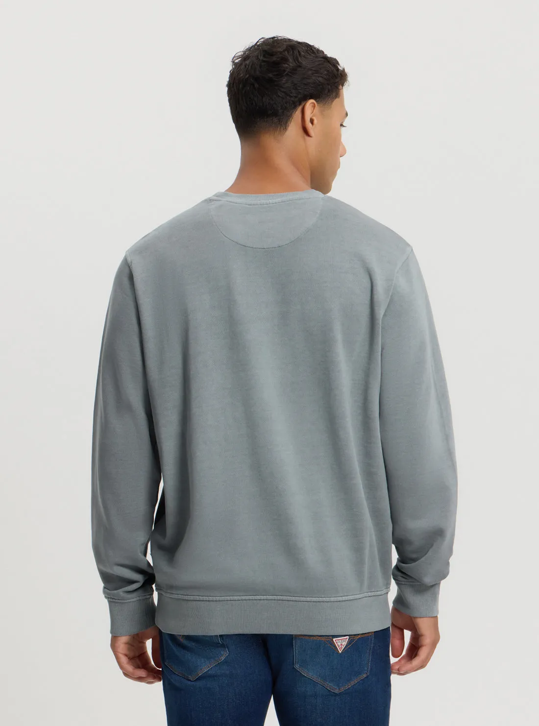 Eco Grey Palm Jumper
