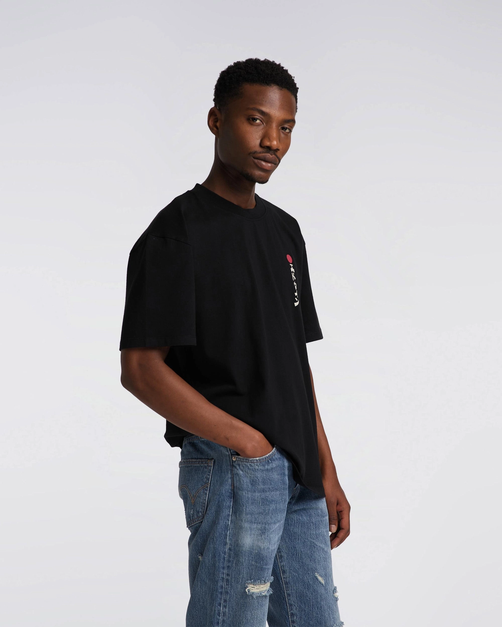 Edwin Kamifuji Tee - Black