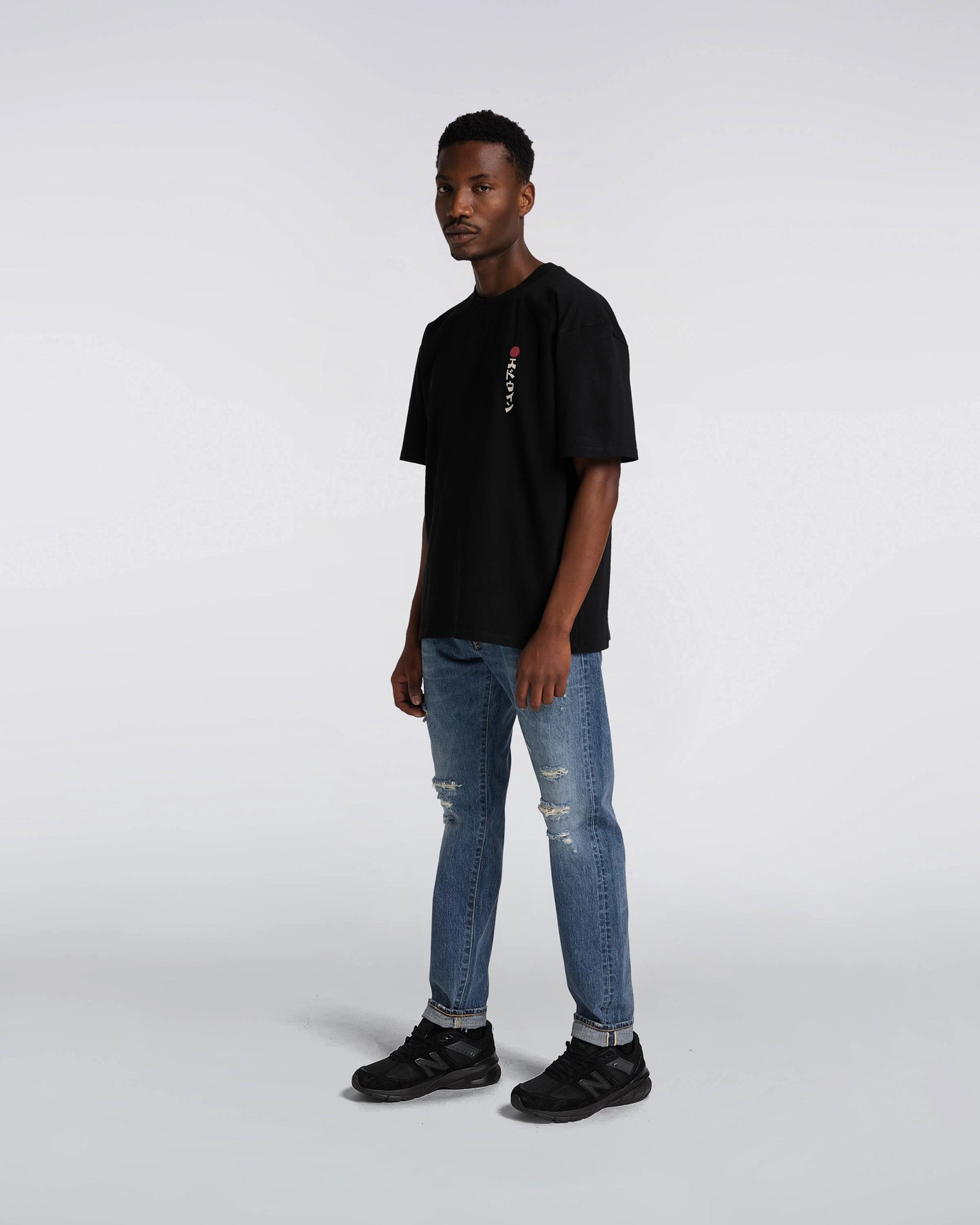 Edwin Kamifuji Tee - Black