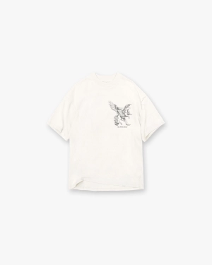Elegance In Motion T-Shirt - Flat White