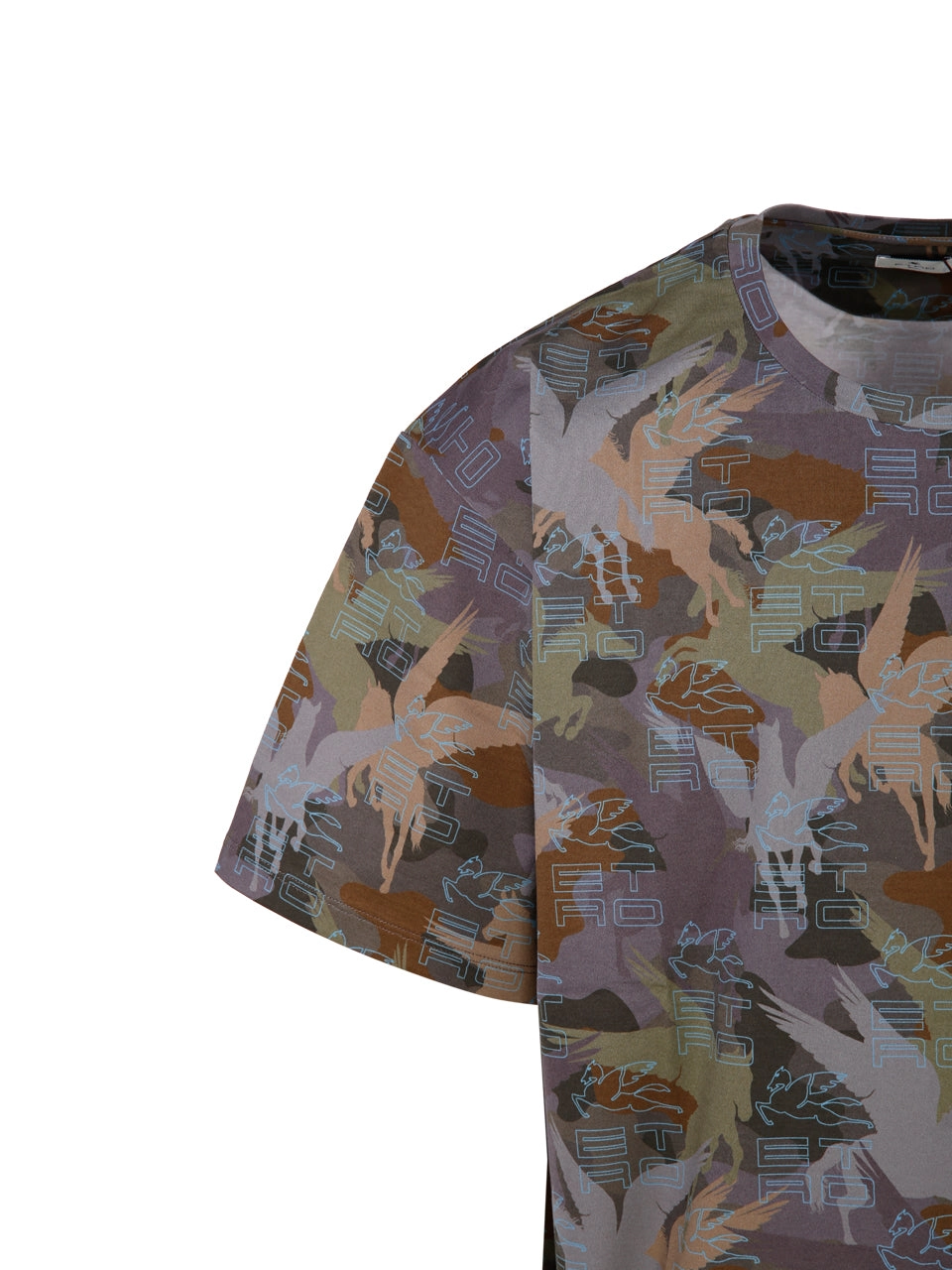 Etro Camouflage Print T-Shirt