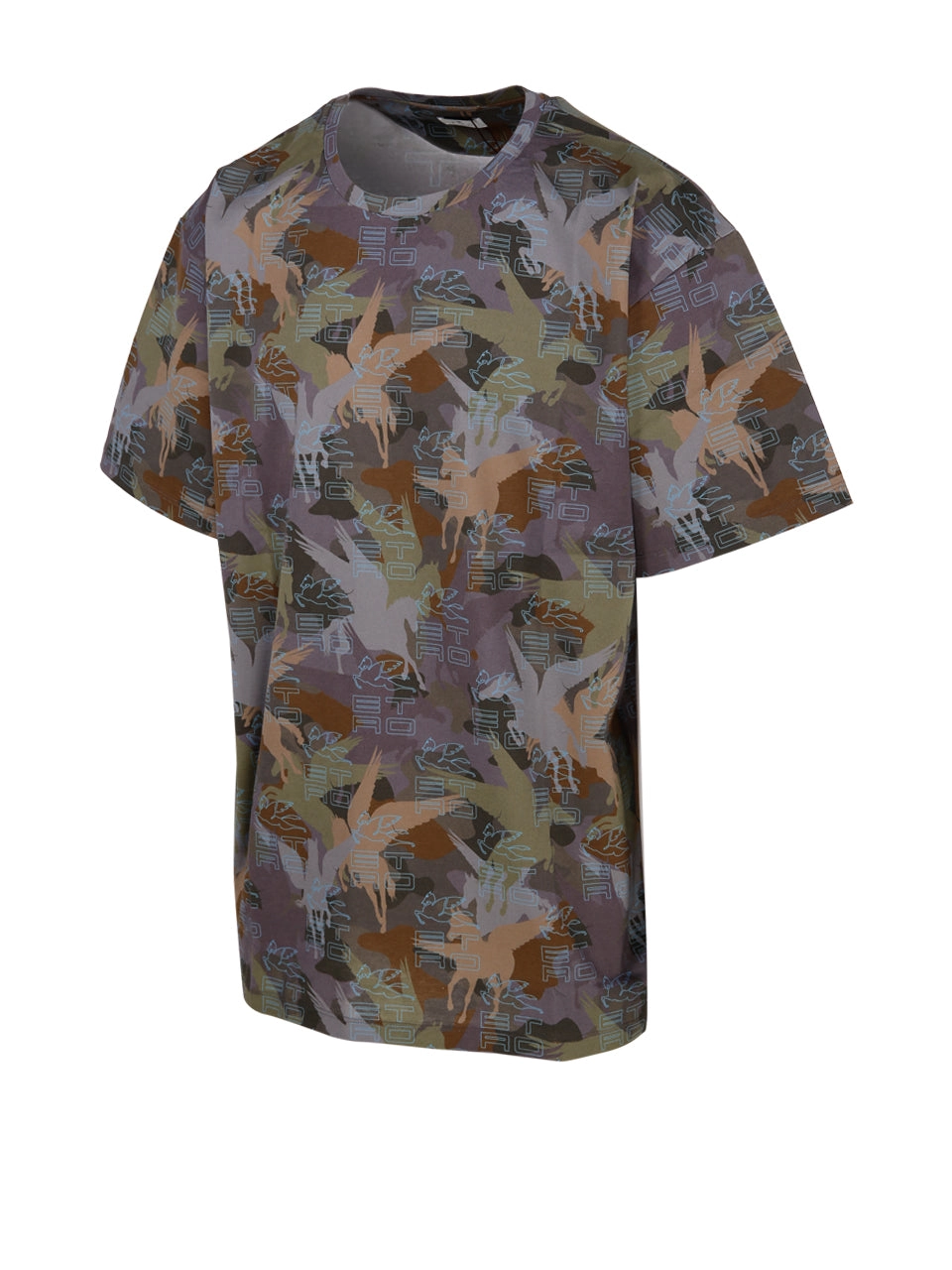 Etro Camouflage Print T-Shirt