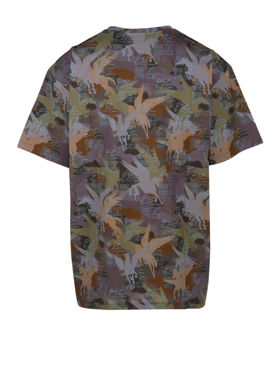 Etro Camouflage Print T-Shirt