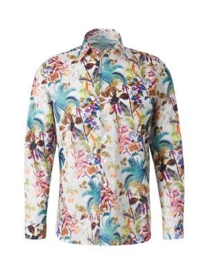 Etro Floral Print Long-Sleeved Shirt
