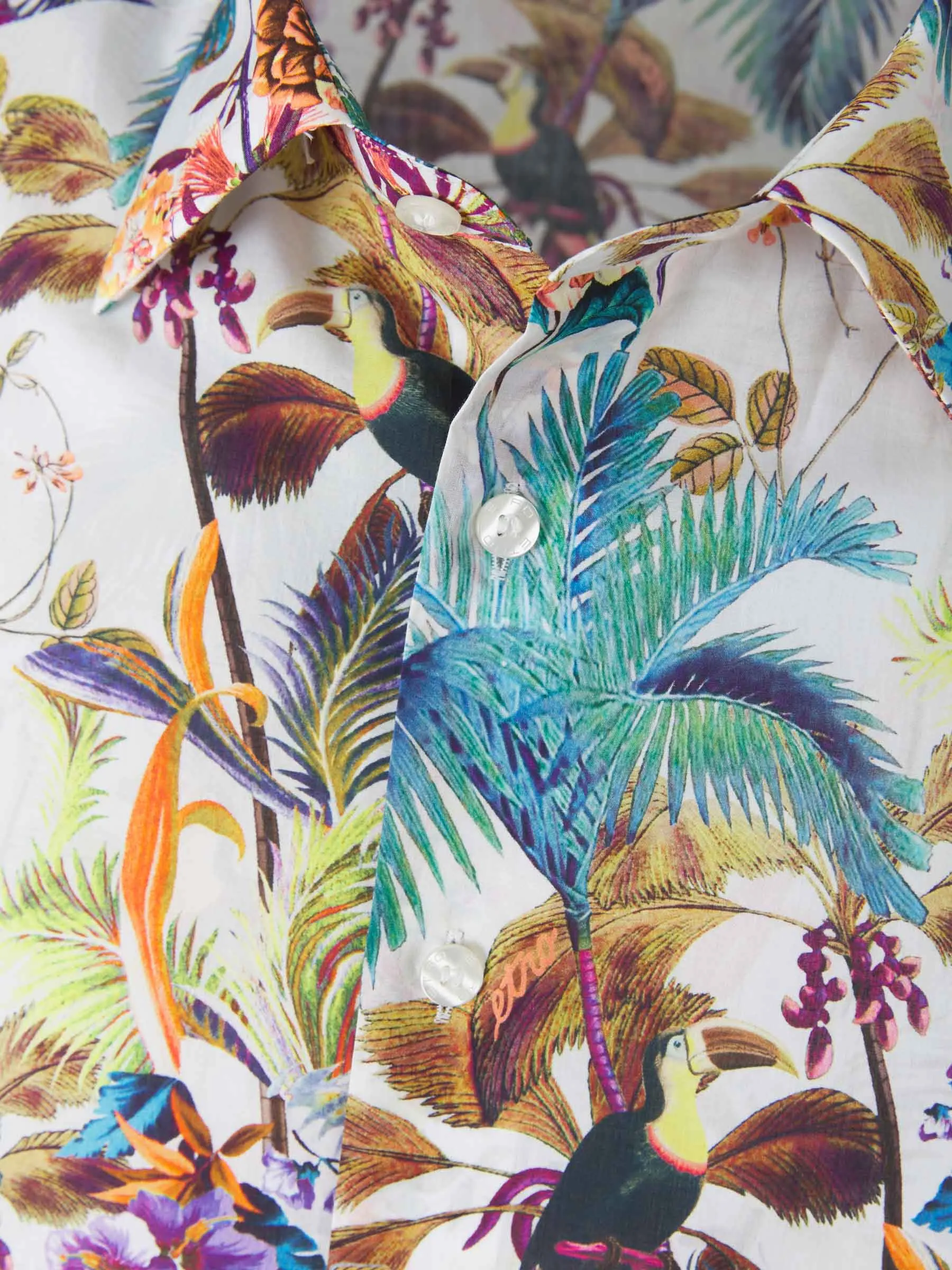 Etro Floral Print Long-Sleeved Shirt