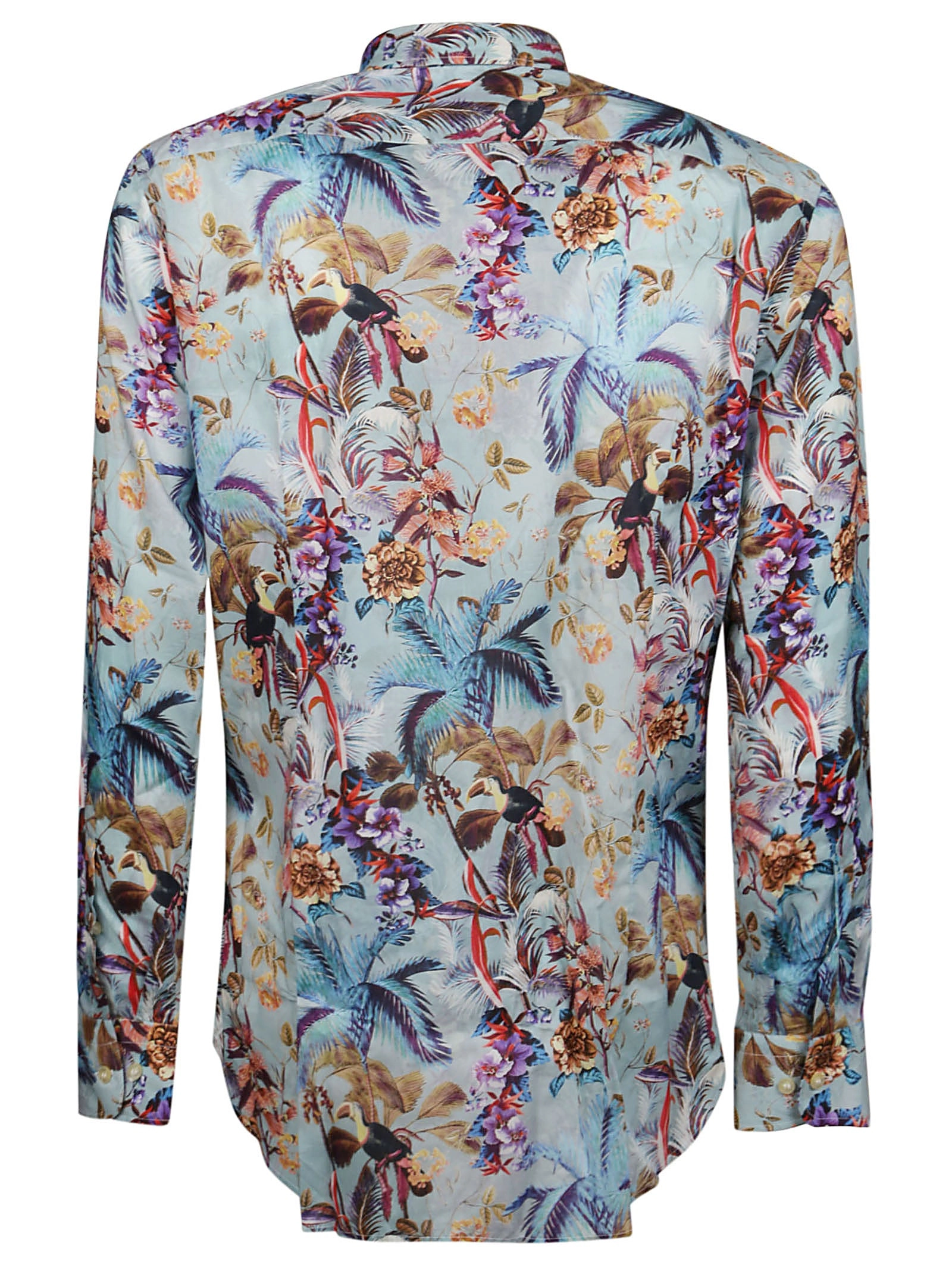 Etro Floral Printed Long-Sleeved Shirt
