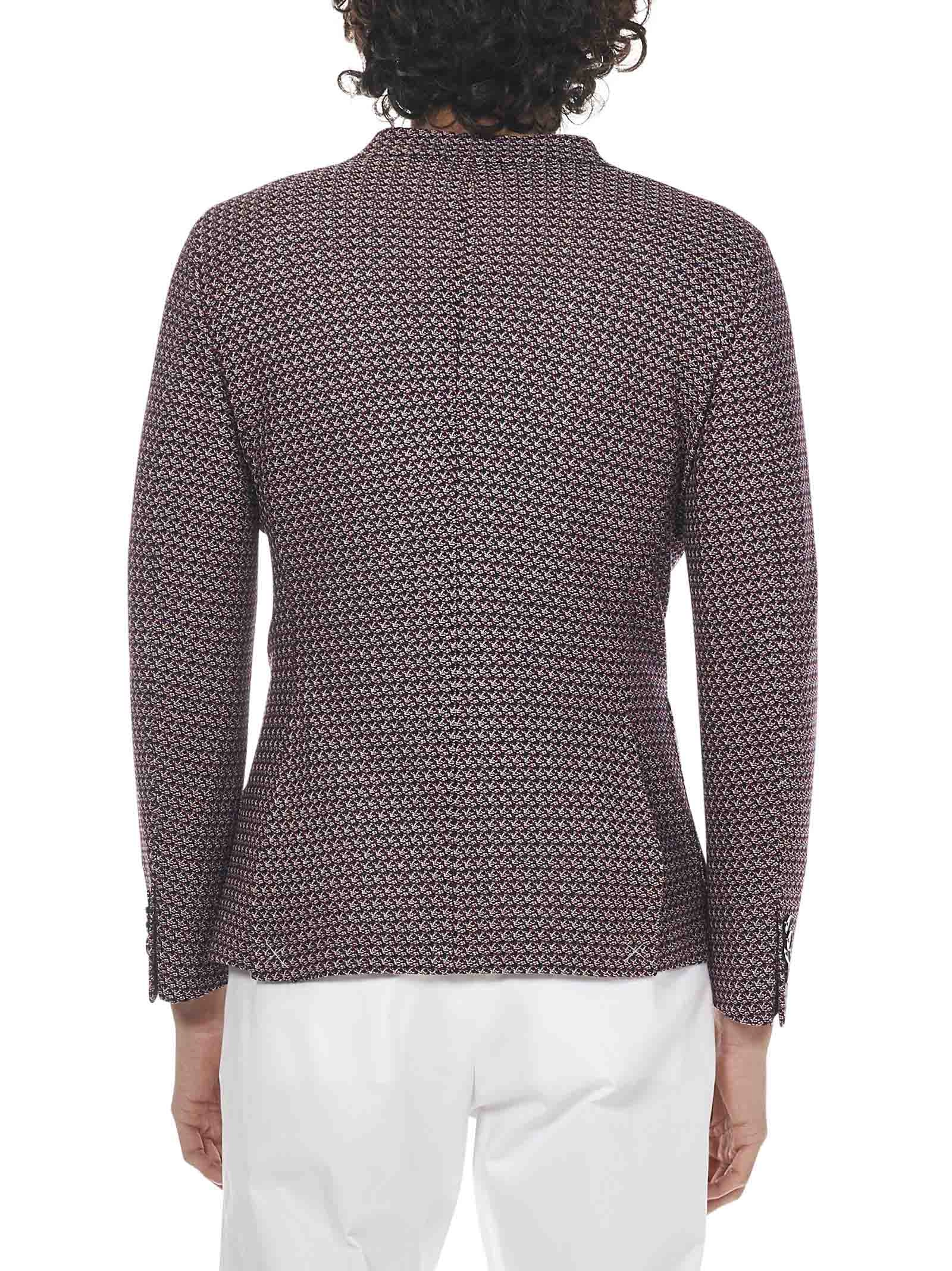 Etro Jersey Piquet Single-Breasted Blazer