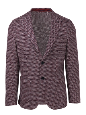 Etro Jersey Piquet Single-Breasted Blazer