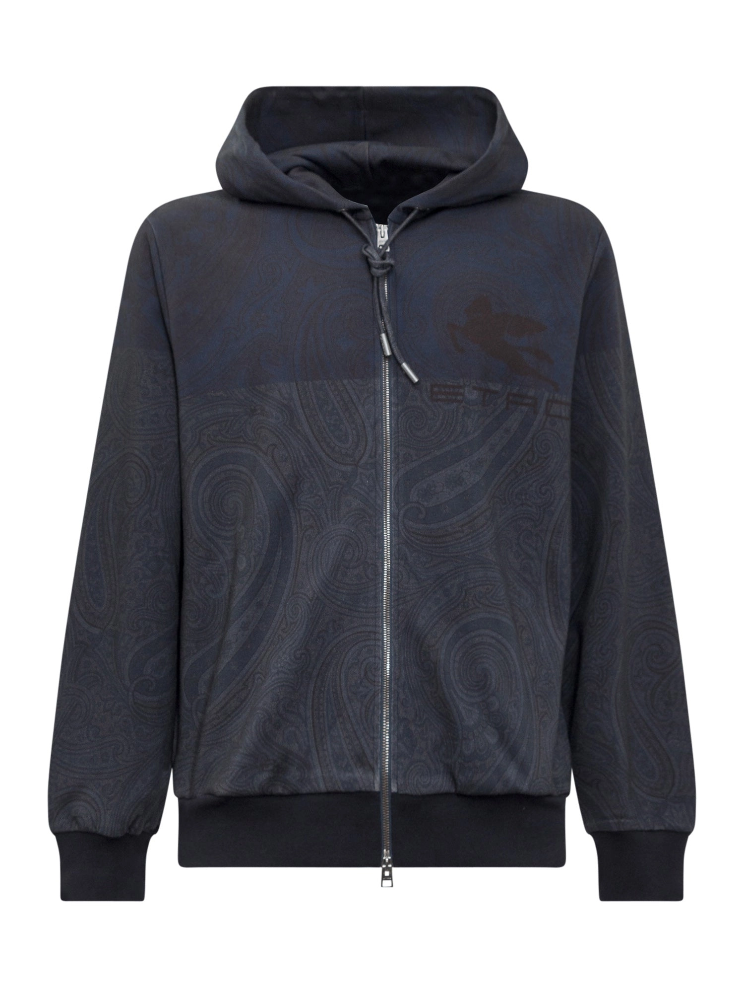 Etro Logo Printed Zipped Hoodie