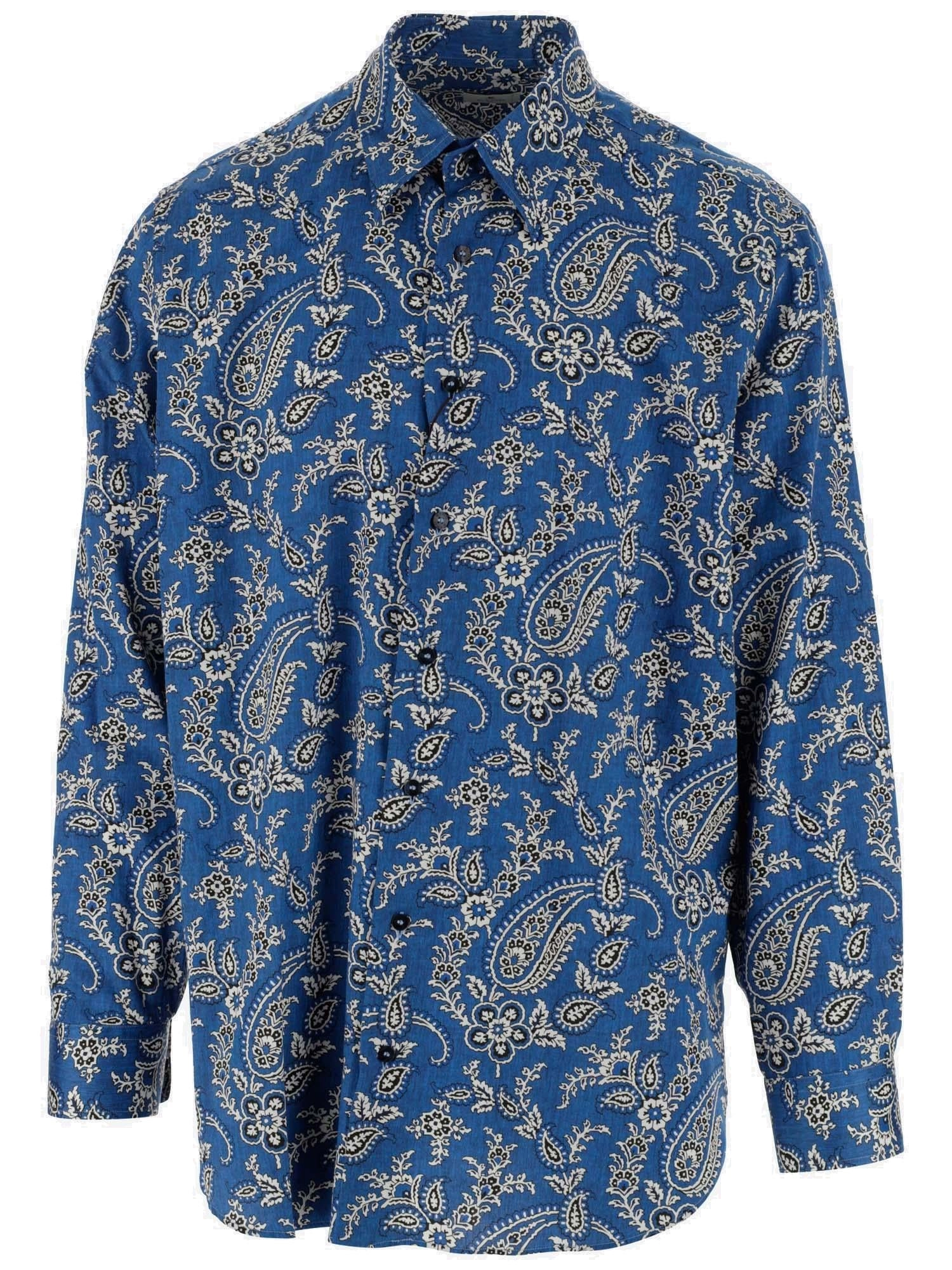Etro Paisley Printed Long-Sleeved Shirt