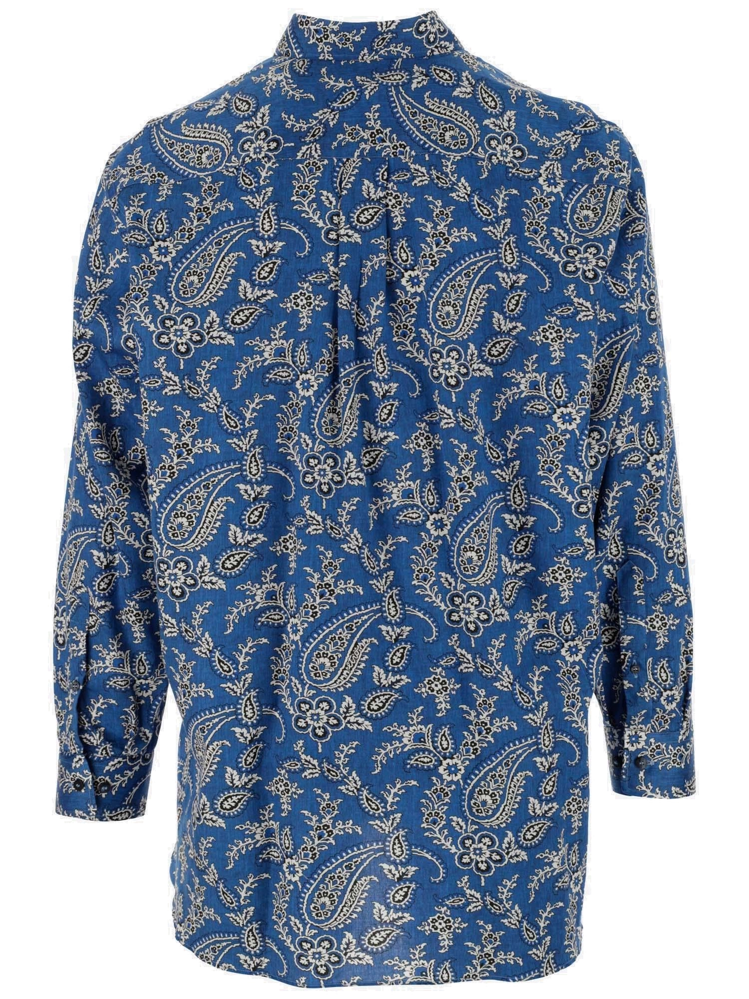 Etro Paisley Printed Long-Sleeved Shirt