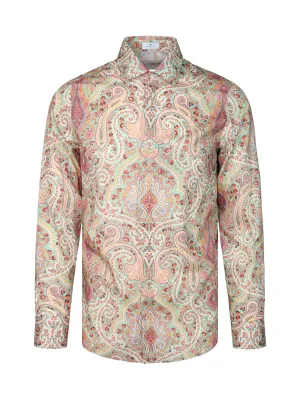 Etro Paisley Printed Long-Sleeved Shirt