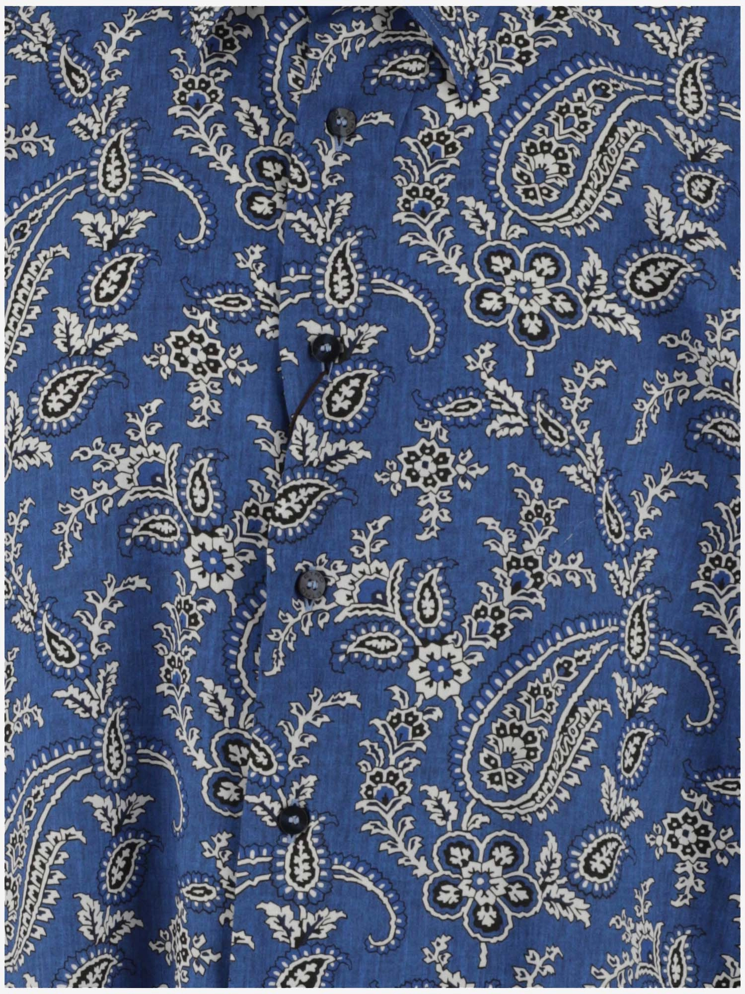 Etro Paisley Printed Long-Sleeved Shirt