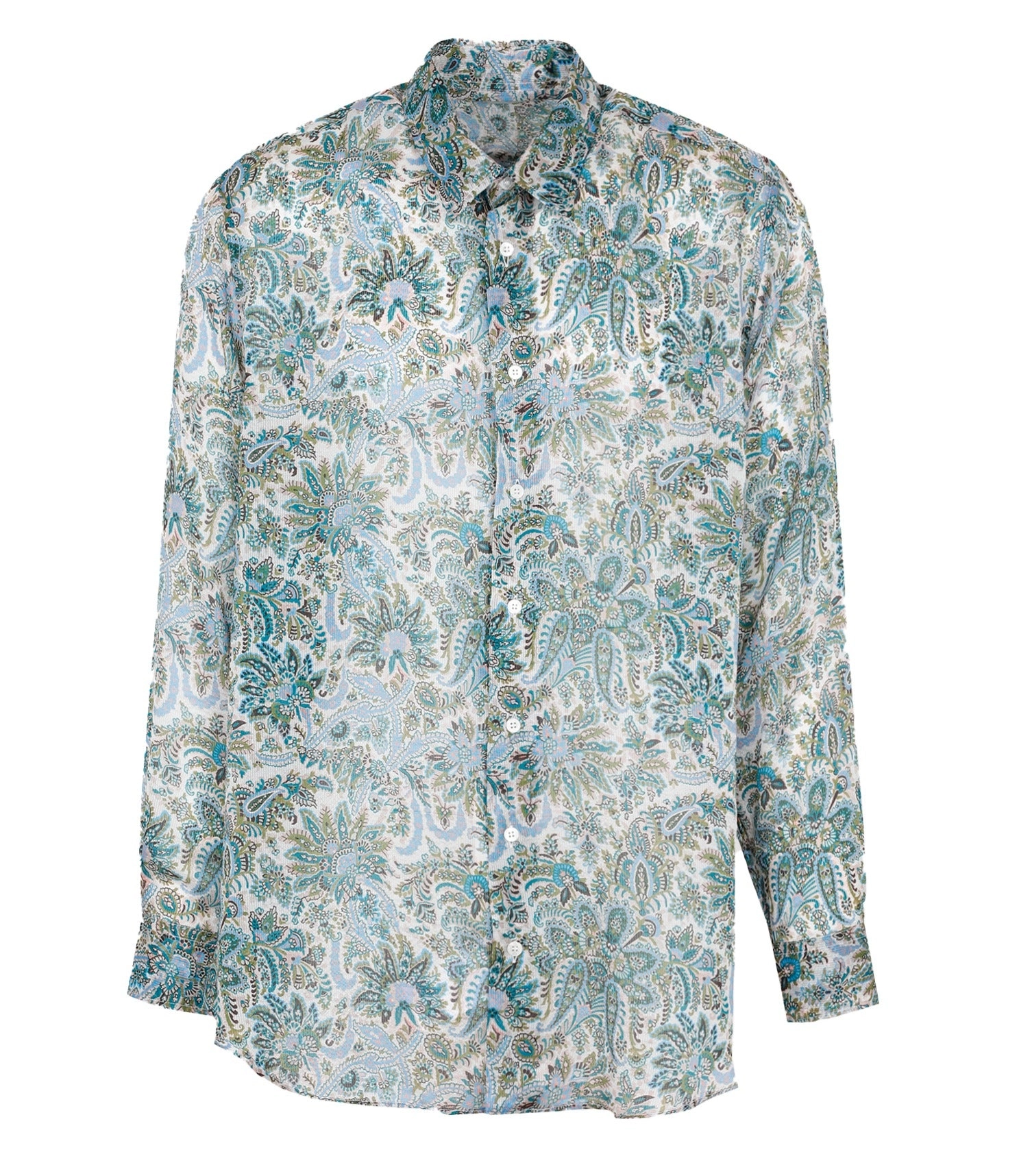 Etro Paisley Printed Long-Sleeved Shirt