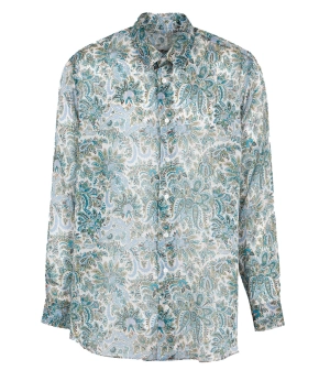 Etro Paisley Printed Long-Sleeved Shirt