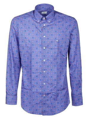 Etro Pattern Printed Long-Sleeved Shirt