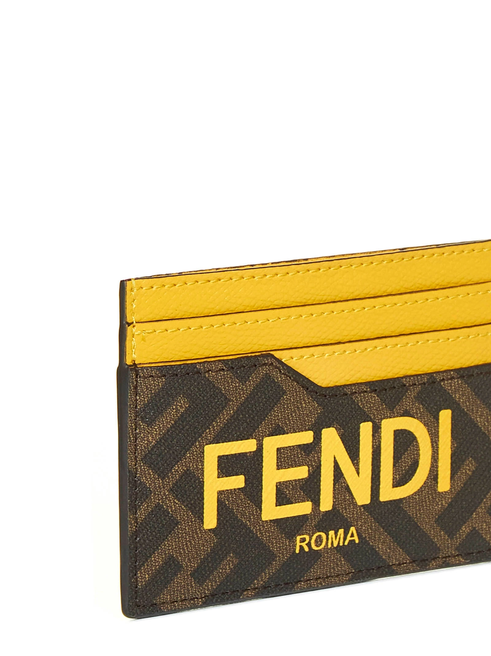 Fendi Logo Printed Card Holder