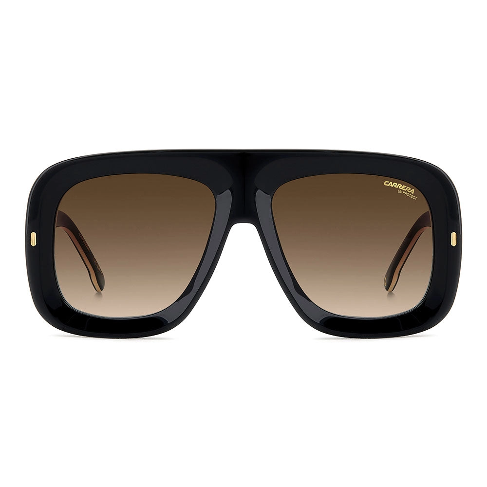 Flaglab 18 Two-Tone Oversized Shield Sunglasses