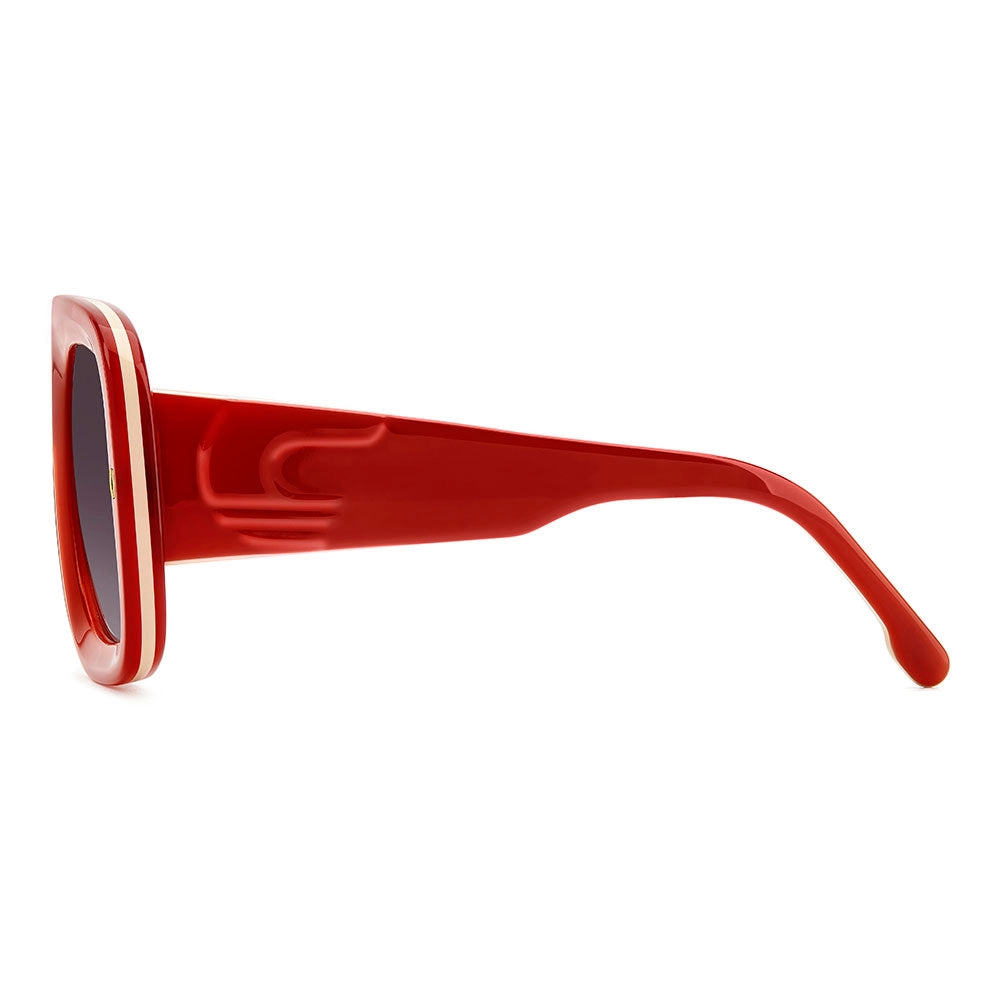 Flaglab 18 Two-Tone Oversized Shield Sunglasses