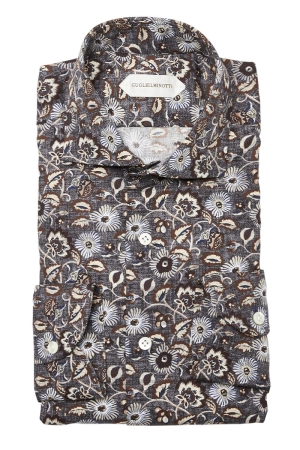 Floral Print Sport Shirt