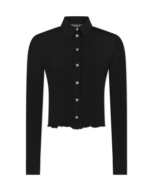 Fluid V-Emblem Button Shirt