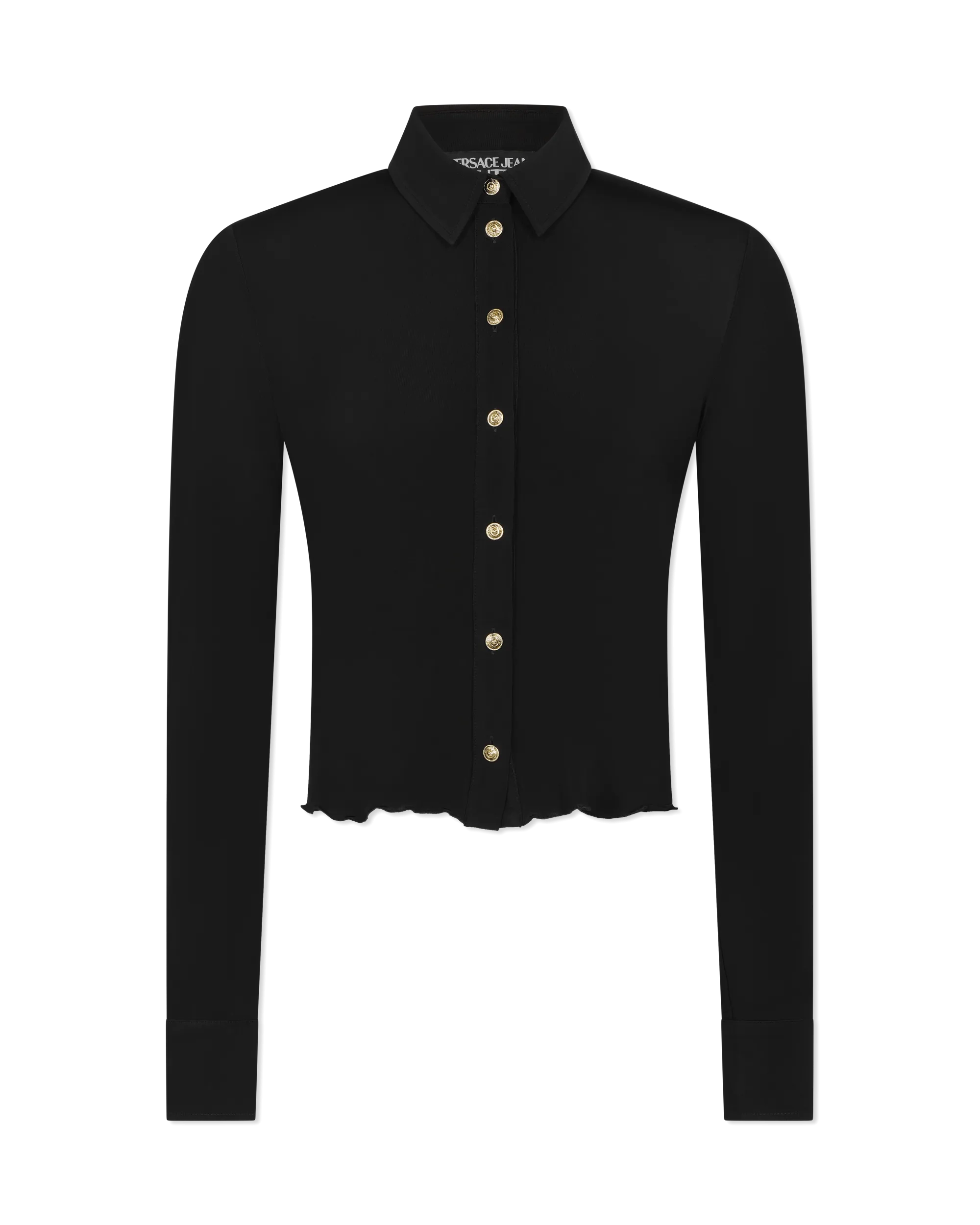 Fluid V-Emblem Button Shirt