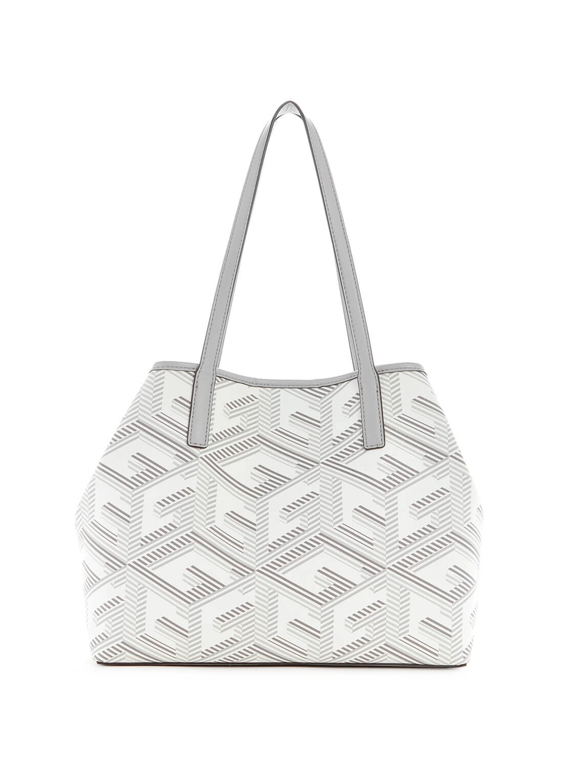 Grey Logo Vikky Tote Bag