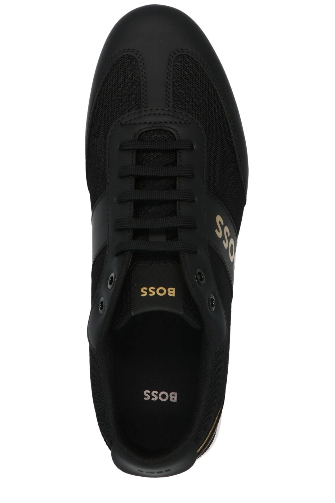 Hugo Boss Logo Print Lace-Up Sneakers