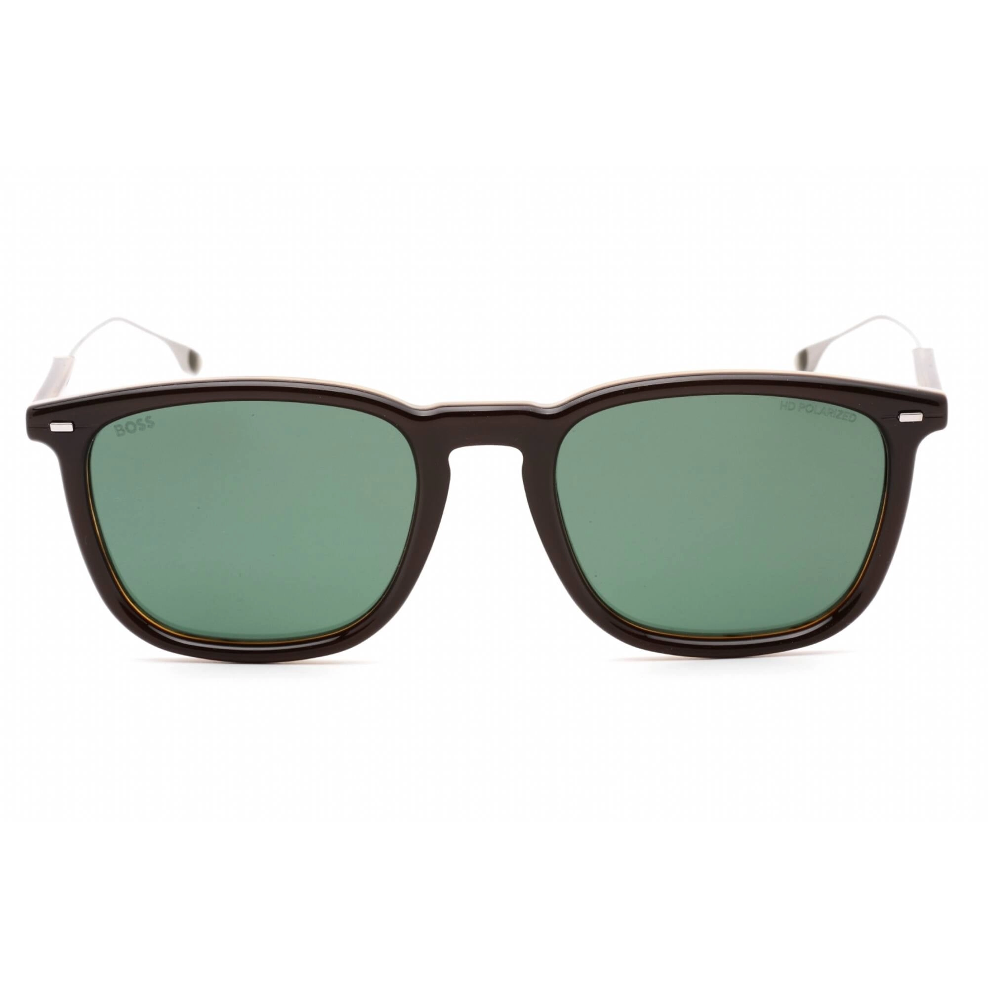 Hugo Boss Men's Sunglasses - Brown Striped Brown Cat Eye Frame | BOSS 1357/S WGW YP