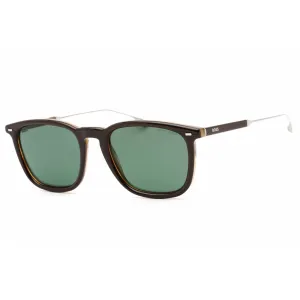Hugo Boss Men's Sunglasses - Brown Striped Brown Cat Eye Frame | BOSS 1357/S WGW YP