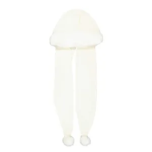 Isotoner - Women's Stretch Fleece Hoodwrap Scarf (83501 IVO)