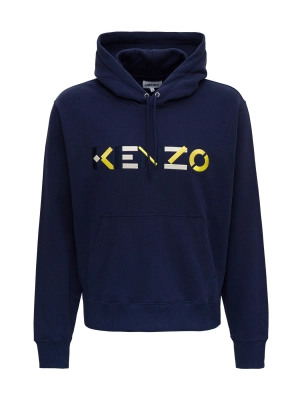 Kenzo Logo Embroidered Hoodie