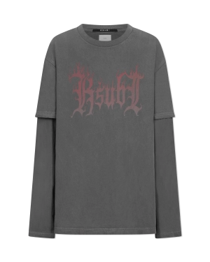 Ksubi Jeans Fuego Layered Long Sleeve T-Shirt