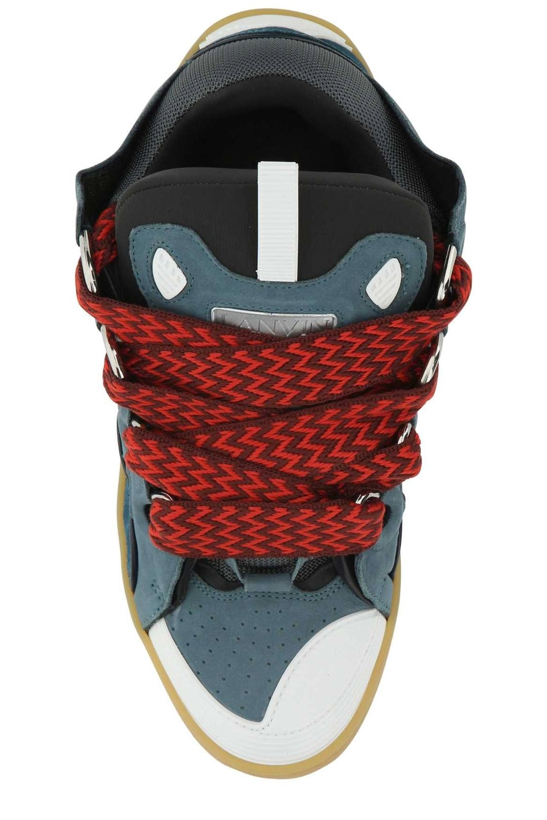 Lanvin Curb Round-Toe Sneakers