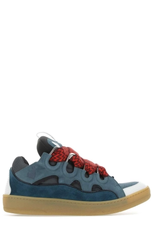 Lanvin Curb Round-Toe Sneakers