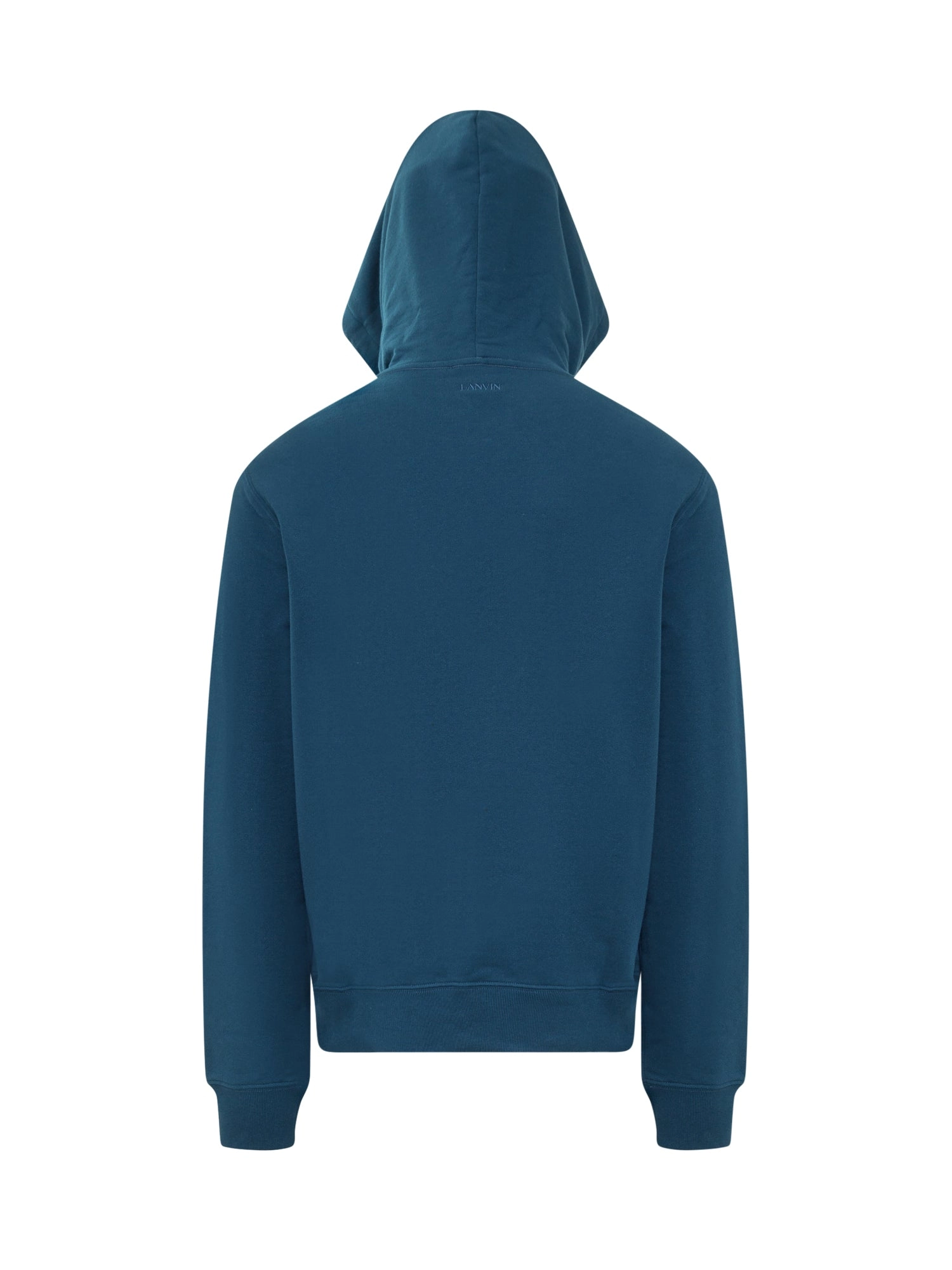 Lanvin Logo Embroidered Drawstring Hoodie