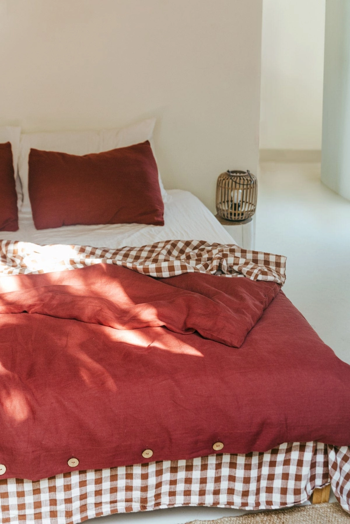 Linen Bedding Set | Terracotta