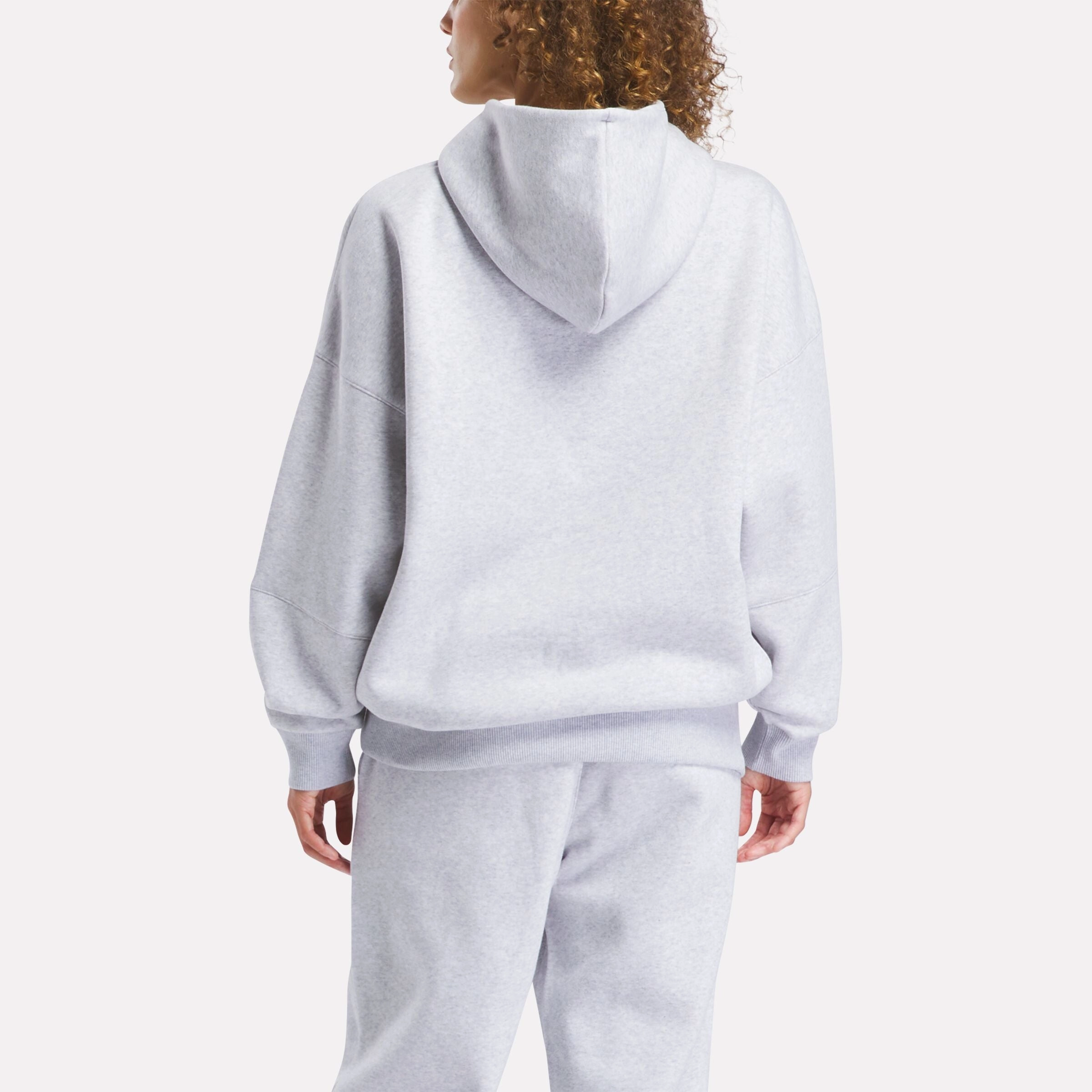 Lux Oversized Hoodie Light Grey Heather