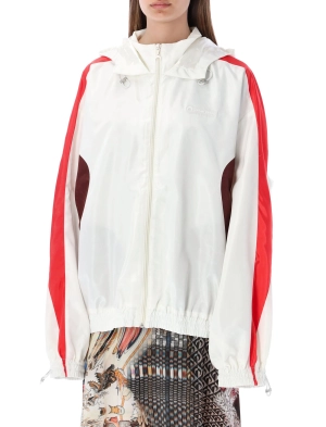 Marine Serre Zip-Up Long-Sleeved Jacket