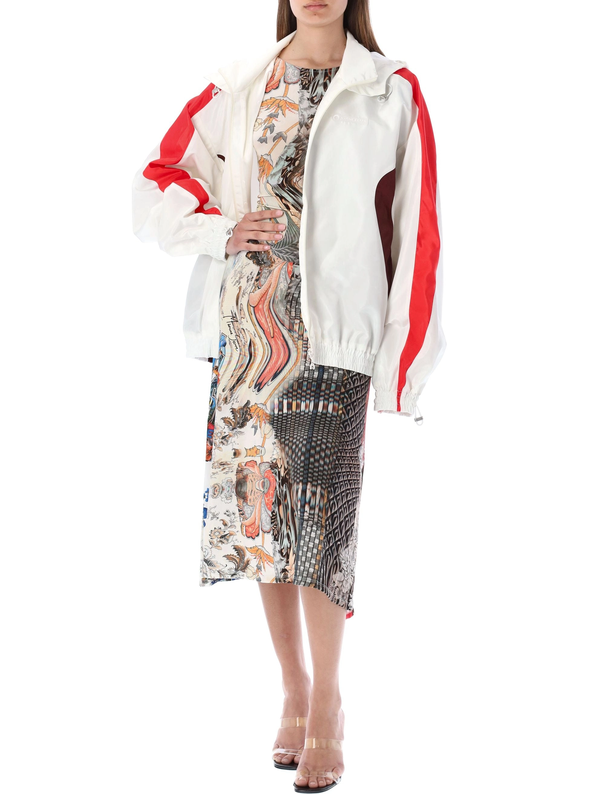 Marine Serre Zip-Up Long-Sleeved Jacket