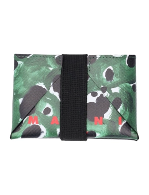Marni Allover Graphic Printed Cardholder