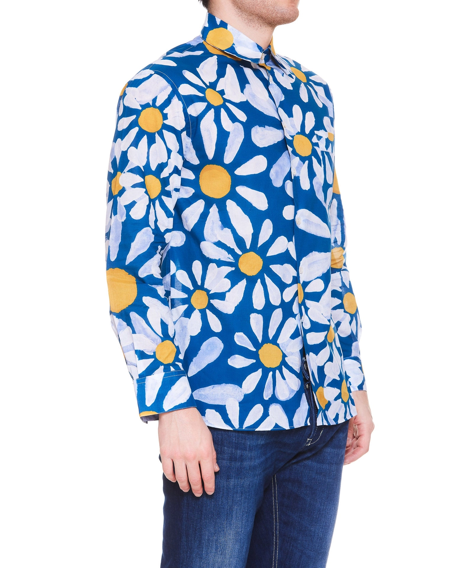 Marni Floral Printed Buttoned Shirt