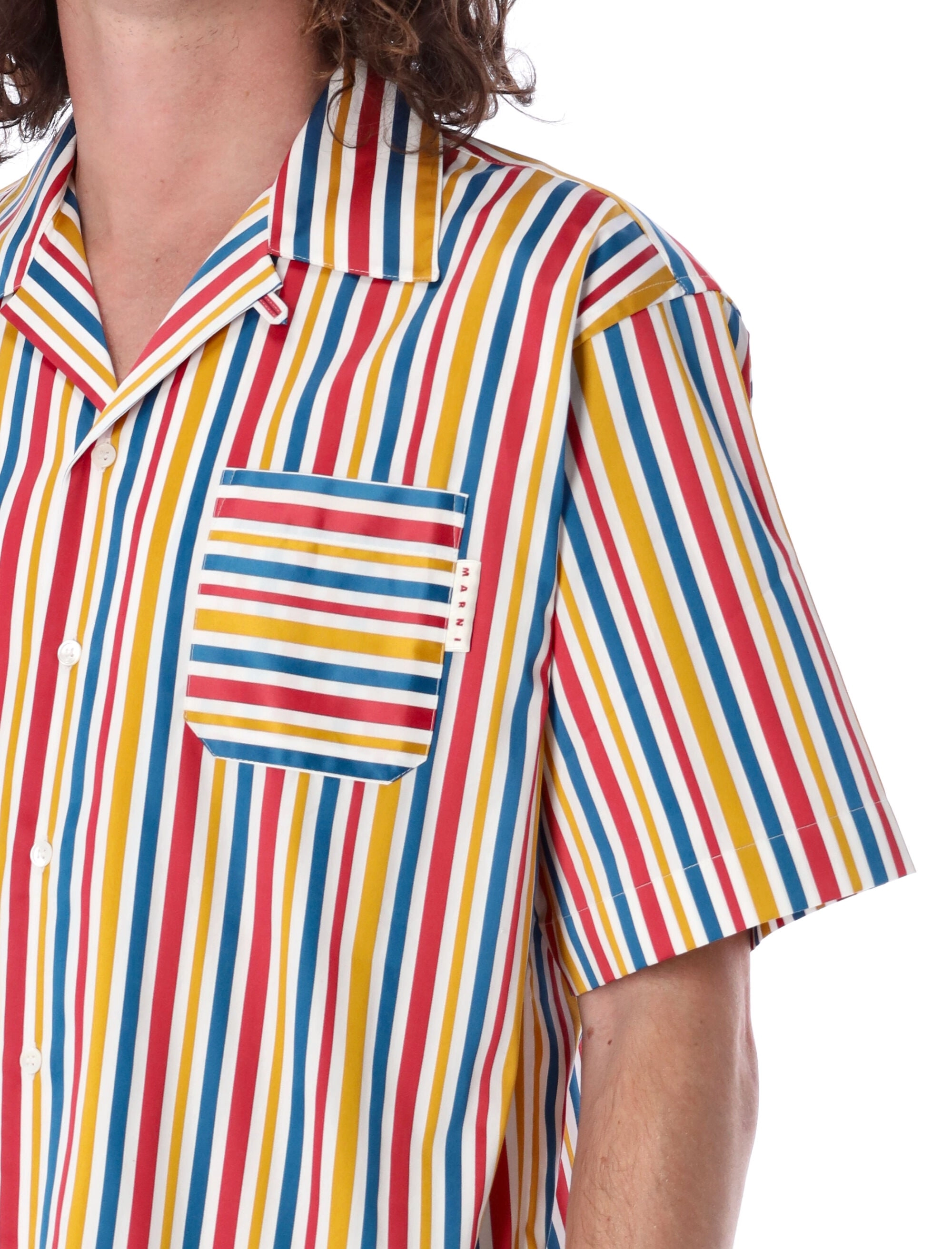 Marni Striped Short-Sleeved Shirt