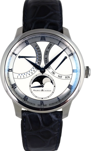 Maurice Lacroix Masterpiece Moon Retrograde MP6608-SS001-110-1 (Pre-owned)