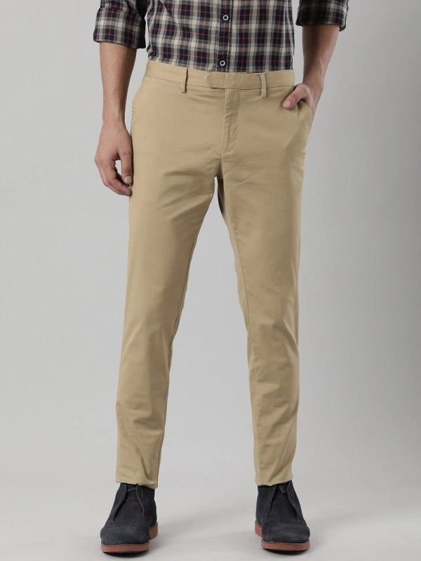 Men Urban Fit Polyester Blend Trouser