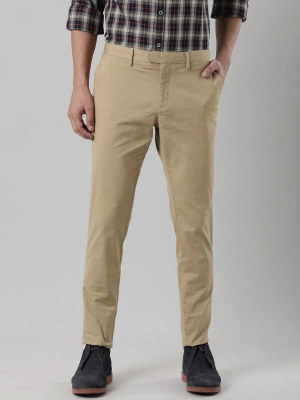 Men Urban Fit Polyester Blend Trouser
